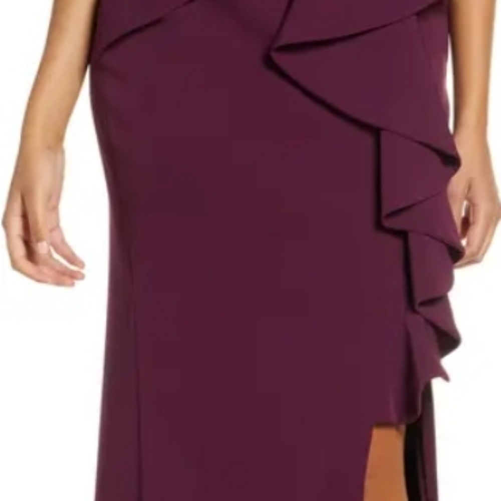 Ruffle Front Gown (Regular & Petite) - Picture 5 of 5